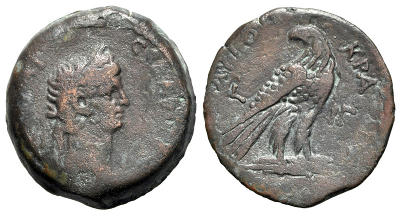 Claudius (41-54). Egypt, Alexandria. Æ Diobol (26mm, 9.93g, 12h), year 13 (AD 52...