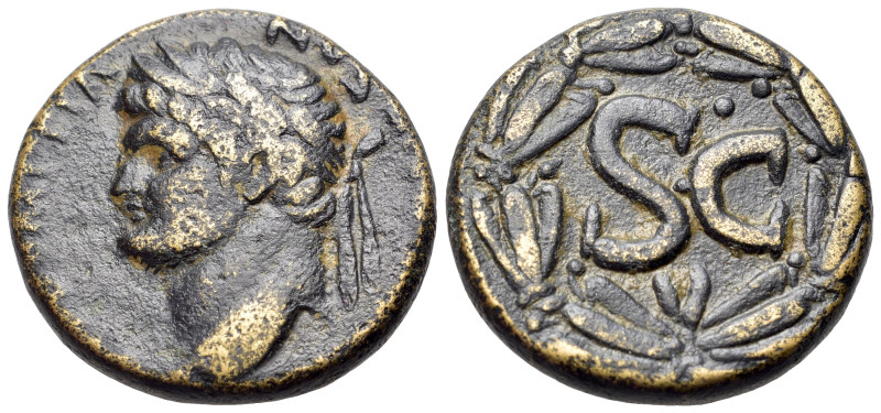 Domitian (81-96). Seleucis and Pieria, Antioch. Æ (25mm, 12.70g, 12h). Laureate ...