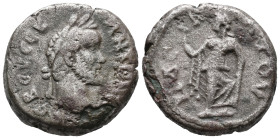 Antoninus Pius (138-161). Egypt, Alexandria. BI Tetradrachm (21.5mm, 11.62g), year 10 (AD 146/7). Laureate head r. R/ Elpis advancing l., holding flow...