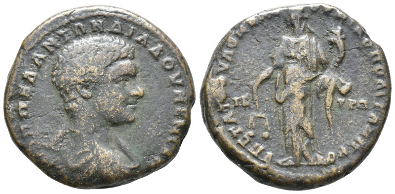 Diadumenian (Caesar, 217-218). Moesia Inferior, Nicopolis ad Istrum. Æ (123mm, 1...