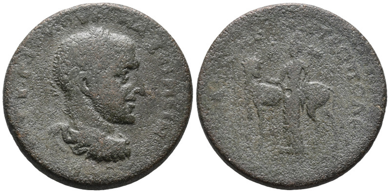 Maximinus I (235-238). Cilicia, Anazarbus. Æ (28mm, 19.79g). Laureate, draped an...