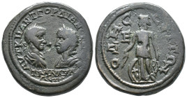 Gordian III with Tranquillina (238-244). Moesia Inferior, Odessus. Æ (25mm, 14.74g). Confronted busts of Gordian III, laureate, draped and cuirassed, ...
