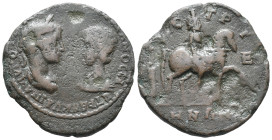 Gordian III with Tranquillina (238-244). Moesia Inferior, Istrus. Æ (23mm, 9.59g). Laureate, draped and cuirassed bust of Gordian III r., vis-à-vis di...