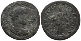 Philip I (244-249). Cilicia, Tarsus. Æ (34mm, 22.79g). Radiate, draped and cuirassed bust r. R/Artemis standing l., drawing arrow from quiver at shoul...