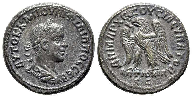 Philip II (247-249). Seleucis and Pieria, Antioch. AR Tetradrachm (26mm, 12.87g,...