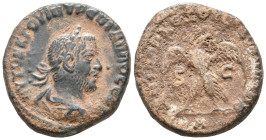 Trebonianus Gallus (251-253). Antioch. BI Tetradrachm (22mm, 10.13g). Laureate, draped and cuirassed bust r.; four(?) pellets before, one pellet behin...