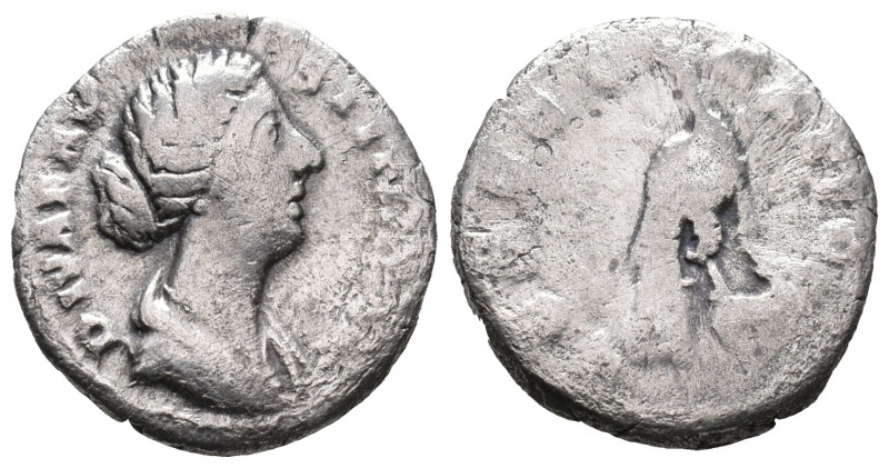 Diva Faustina Junior (died 175/6). AR Denarius (17mm, 2.72g). Rome, 175/6-180. D...