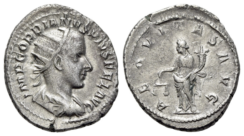 Gordian III (238-244). AR Antoninianus (23mm, 4.12g, 6h). Rome, 239-40. Radiate,...