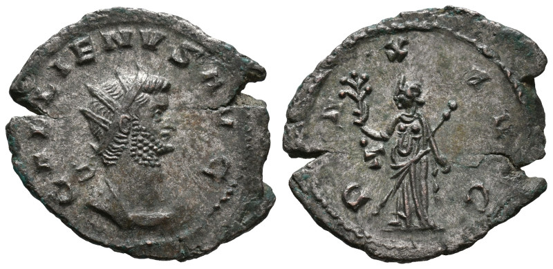 Gallienus (253-268). Antoninianus (22mm, 3.38g). Rome, 253-260. Radiate and cuir...