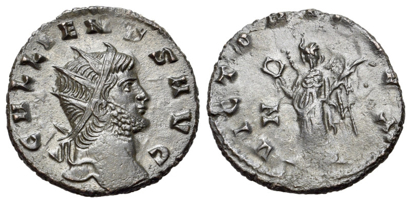 Gallienus (253-268). Antoninianus (19mm, 3.06g, 12h). Rome. Radiate, draped and ...