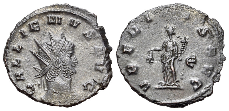 Gallienus (253-268). Antoninianus (20mm, 2.81g, 8h). Rome. Radiate head r. R/ Ub...