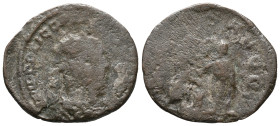 Gallienus (253-268). Antoninianus (22mm, 3.12g). Samosata, 256-260. Radiate, draped and cuirassed bust to r. R/ Galliens and Valerian sacrificing at a...