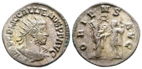 Gallienus (253-268). Antoninianus (21 mm 3,57 g), Samosata, 260. Obv. IMP C P LIC GALLIENVS P F AVG Radiate, draped, and cuirassed bust of Gallienus r...