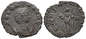 Salonina (Augusta, 254-268). Antoninianus (21mm, 3.25g). Rome, 265-7. Draped bust r., wearing stephane, set on crescent. R/ Venus Victrix standing l.,...