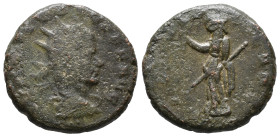 Claudius II (268-270). Antoninianus. Cyzicus. Radiate, draped and cuirassed bust r.; two(?) pellets below. R/ Pax standing l., holding branch and scep...