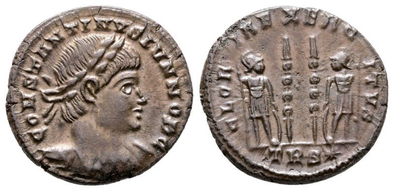 Constantine II (Caesar, 316-337). Æ Follis (19 mm, 2.47 g), Treveri, 332-333. Ob...