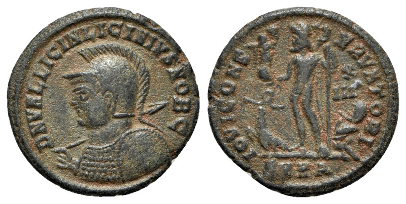 Licinius II (Caesar, 317-324). Æ Follis (19mm, 3.16g, 12h). Heraclea, 321-4. Hel...