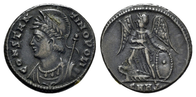 Commemorative series, c. 330-354. Æ (17mm, 2.56g, 12h). Heraclea, c. 330-3. Helm...