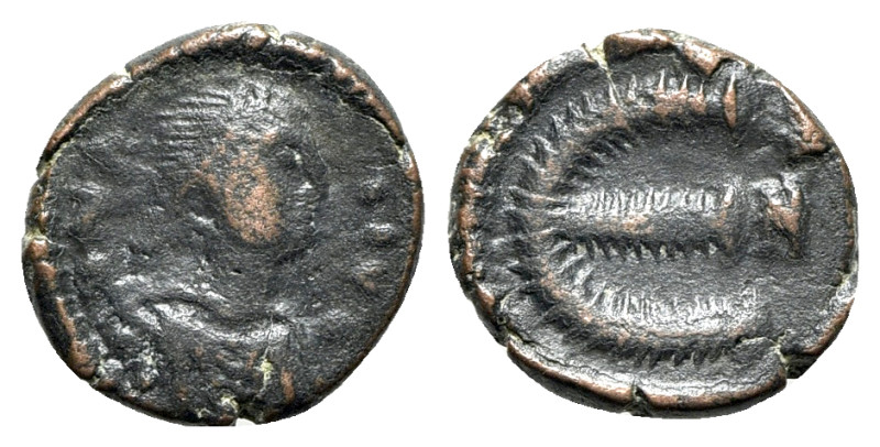 Anastasius I (491-518). Æ 5 Nummi (13.5mm, 1.92g, 6h). Nicomedia. Diademed, drap...