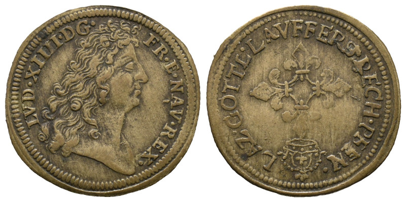 France, Louis XIV (1643-1715), Jeton (18mm, 0.86g). VF