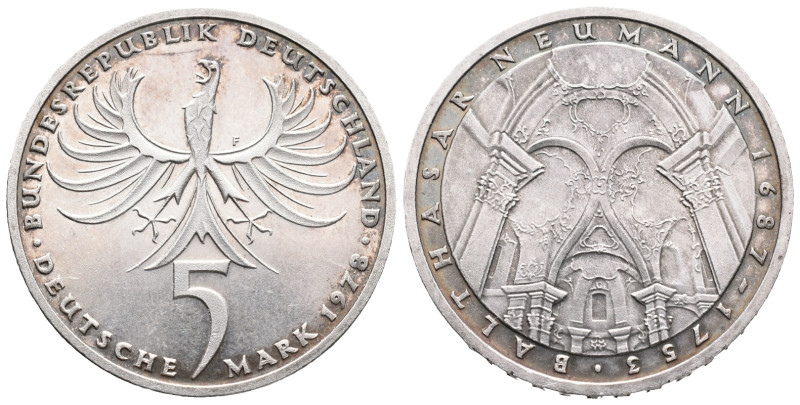 Germany, 5 Mark 1978 (29mm, 11.25g). EF