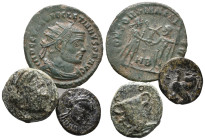 Mixed lot of 3 Greek and Roman Æ coins, to be catalog. LOT SOLD AS IS, NO RETURN
