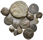Mixed lot of 14 Greek, Roman and Medieval Æ coins, to be catalog. LOT SOLD AS IS, NO RETURN