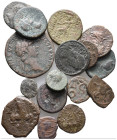 Mixed lot of 19 Roman and Byzantine Æ coins, to be catalog. LOT SOLD AS IS, NO RETURN