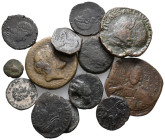 Mixed lot of 14 Roman and Byzantine Æ coins, to be catalog. LOT SOLD AS IS, NO RETURN