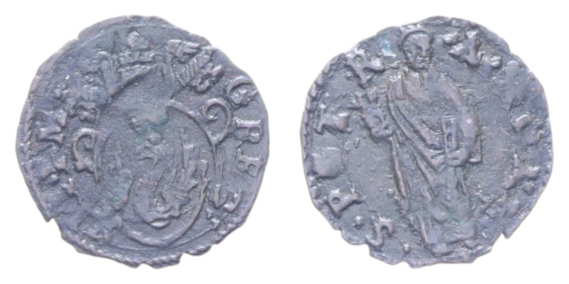 ROMA GREGORIO XIII (1572-1585) QUATTRINO CU. 0,52 GR.