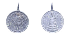 MEDAGLIETTA VOTIVA (PERIODO 1500/1800) CU. 2,48 GR.