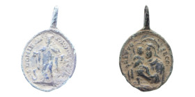 MEDAGLIETTA VOTIVA (PERIODO 1500/1800) CU. 1,26 GR.