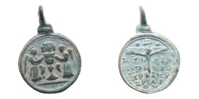 MEDAGLIETTA VOTIVA (PERIODO 1500/1800) CU. 1,22 GR.
