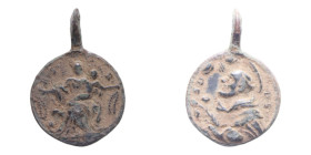 MEDAGLIETTA VOTIVA (PERIODO 1500/1800) CU. 1,70 GR.