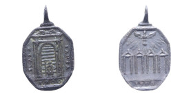 MEDAGLIETTA VOTIVA (PERIODO 1500/1800) 1700 CU. 1,82 GR.