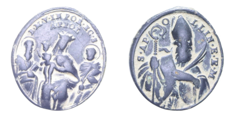 MEDAGLIETTA VOTIVA (PERIODO 1500/1800) CU. 4,77 GR.