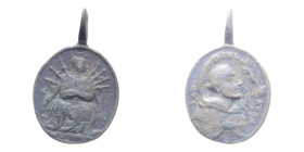 MEDAGLIETTA VOTIVA (PERIODO 1500/1800) CU. 2,37 GR.