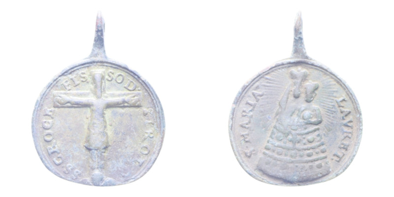 MEDAGLIETTA VOTIVA (PERIODO 1500/1800) CU. 2,02 GR.