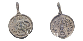 MEDAGLIETTA VOTIVA (PERIODO 1500/1800) CU. 2,01 GR.