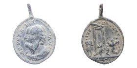 MEDAGLIETTA VOTIVA (PERIODO 1500/1800) 1725 CU. 1,57 GR.