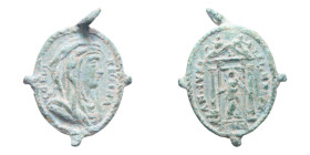 MEDAGLIETTA VOTIVA (PERIODO 1500/1800) CU. 4,25 GR.