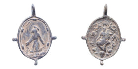 MEDAGLIETTA VOTIVA (PERIODO 1500/1800) CU. 2,65 GR.