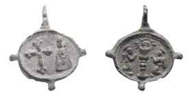 MEDAGLIETTA VOTIVA (PERIODO 1500/1800) CU. 0,85 GR.