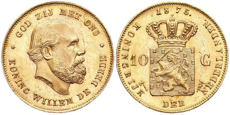 NIEDERLANDE KÖNIGREICH DER VEREINIGTEN NIEDERLANDE
Wilhelm III., 1849 - 1890. 1...