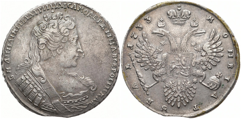 RUSSLAND GROSSFUERSTENTUM / KAISERREICH
Anna, 1730 - 1740. Rubel 1733, Moskau, ...