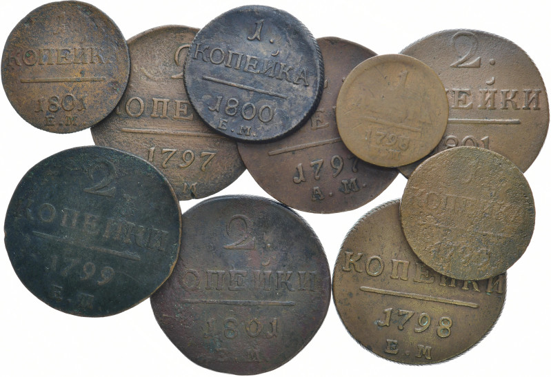 RUSSLAND GROSSFUERSTENTUM / KAISERREICH
Paul I., 1796 - 1801. Ein kleines Konvo...
