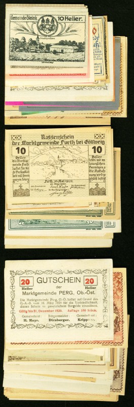 Austria Notgeld Lot of 169 Examples Extremely Fine-Uncirculated. 

HID0980124201...