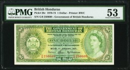 British Honduras Government of British Honduras 1 Dollar 1.1.1971 Pick 28c PMG About Uncirculated 53. 

HID09801242017