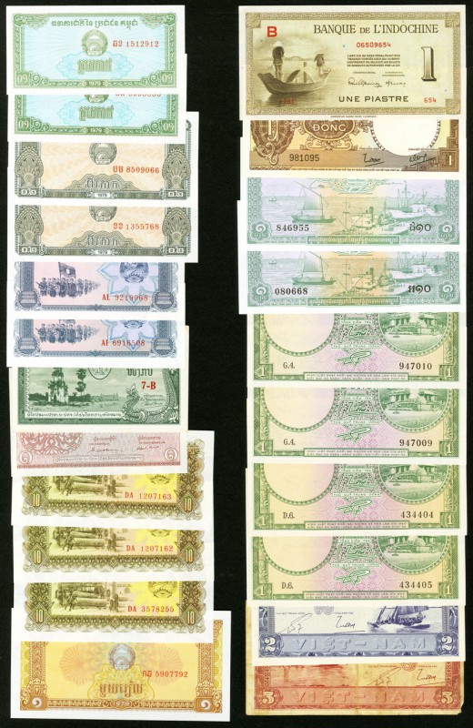 A Mixed Lot of 70 Notes from Southeast Asia Fine-Uncirculated. 

HID09801242017