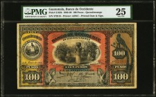 Guatemala Banco de Occidente 100 Pesos 2.6.1919 Pick S182b PMG Very Fine 25. Minor rust.

HID09801242017
